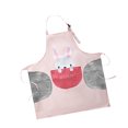 thumbnail image 4 of kurtrusly Apron Cartoon Waterproof Apron Adjustable Animal Printed Kitchen Cooking Bib with Pocket, Type 5, 4 of 7
