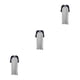 thumbnail image 4 of Camisón Raglan Qarigey Gris oscuro Pijama de manga corta Transpirable Ligero, 4 of 6