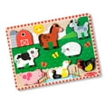 thumbnail image 1 of Puzle grueso de madera Melissa & Doug Farm Animals, 8 piezas y 2, 1 of 4