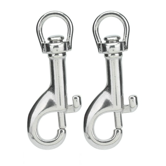 Single Ended Bolts Hook2Pcs Single Ended Bolts Rotating Hook Bolts Snap Hook Time-Tested Durability