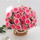 thumbnail image 1 of Ramo de rosas artificiales para mujer, decoración del hogar, ramo de boda, rosa pegada a la pared., 1 of 4