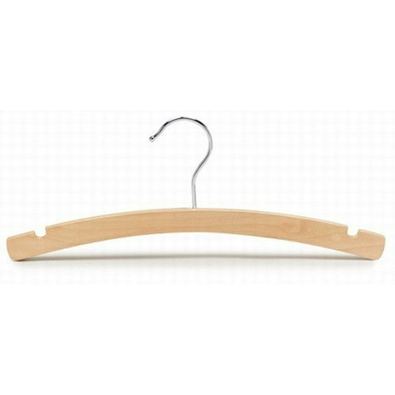 12" Children's Arched Wood Dress/Shirt Hanger