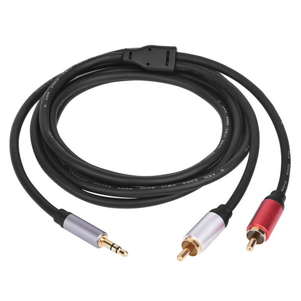 Linyer 3.5mm RCA Male to Male Adapter Cable Double Shielding Antiinterference Audio Extension