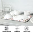 thumbnail image 7 of Yayeee Dish Drying Mat for Kitchen Counter 16"x18" Microfiber Absorbent Pad, Nordic Christmas House, 7 of 7
