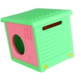 thumbnail image 4 of S SERENABLE Maison pour Chat d'Extérieur Nid Abri Extérieur pour Chaton Petits Animaux Intérieur Rouge Rose, 4 of 9