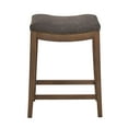 thumbnail image 4 of Oak Counter Stool, Linen, 4 of 5