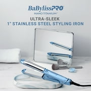 BaBylissPRO Nano Titanium 1 Ultra-Sleek Stainless Steel Styling Iron
