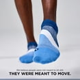 thumbnail image 6 of Feetures Elite Light Cushion No Show Tab Ankle Socks - Sport Sock with Targeted Compression - Blue Wave , X-Large (1 Pair), 6 of 7