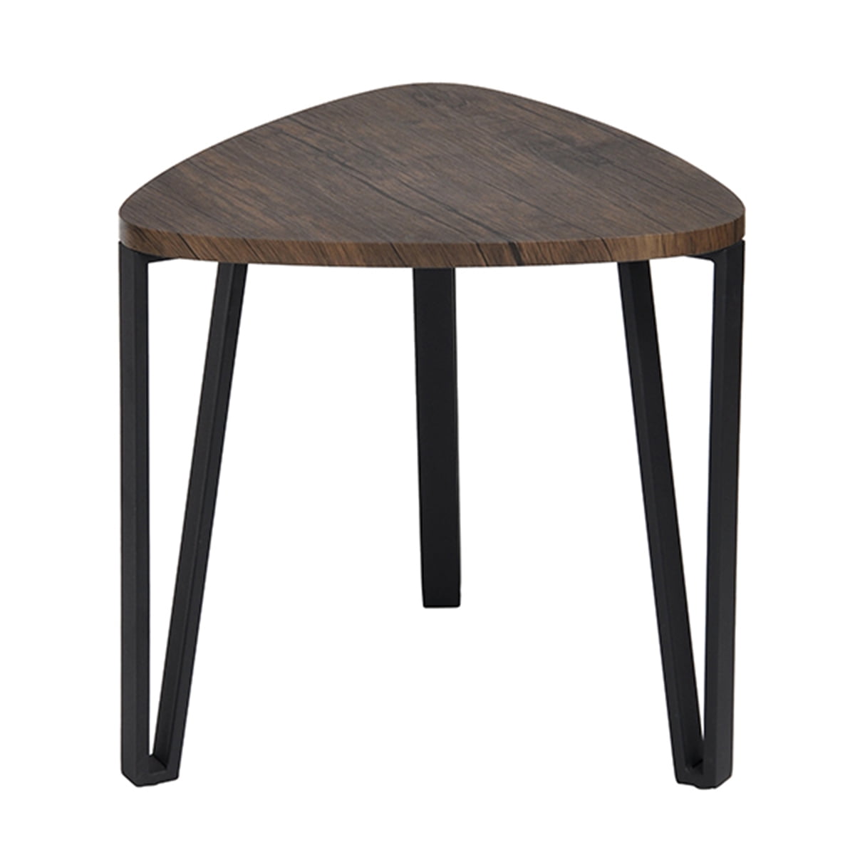 Private Jungle Nesting Triangle Side Table Set of 3,Modern Woodgrain Look for Living Room Coffee Tables or Nightstands-Vintage Brown Private Jungle Nesting Triangle Side Table Set of 3,Modern Woodgrain Look for Living Room Coffee Tables or Nightstands-Vintage Brown