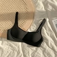 thumbnail image 4 of Linyer Seamless Bra Brassiere Underwear Push Lingerie Lady Sexy Intimates Padded Free Soft Comfort Wireless Sport Ventilation Ultrathin Black, 4 of 8