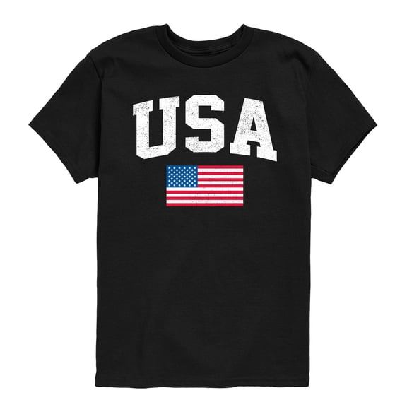Instant Message - USA Flag - Youth Short Sleeve Graphic T-shirt