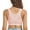 Pink, variant on Women's Back Support Front Closure Bra Full Coverage Non Padded Wirefree(Beige,36D)