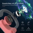 thumbnail image 4 of Mpow Flame Bluetooth Headphones V5.0 IPX7 Waterproof Wireless Headphones, Bass+ HD Stereo Wireless Sport Earbuds, 7-9Hrs Playtime, cVc6.0 Noise Cancelling Mic for Home Workout, Running, Gym PinkGrey, 4 of 8