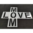 thumbnail image 4 of Large Letter Stencils Numbers Craft Stencils 6 Inch  62 Pcs Reusable Plastic Alphabet Templates for Painting On DIY Art Projects, 4 of 5