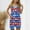 Multicolor 4, variant on FAHXNVB Girls Summer Romper Sleeveless V Neck Graphic Print Jumpsuit Short Outfits with Pocket One Piece Casual Clothes 5-14 Years