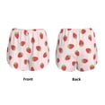 thumbnail image 5 of Lsque Strawberry Printed Women's Running Shorts with Liner Pockets,Elastic Quick Dry Workout Athletic Gym Yoga Shorts,Womens High Waist Shorts-Small, 5 of 9