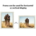 thumbnail image 6 of Americanflat 18x24 Poster Frame with Polished Plexiglass Hampton Collection Distressed Frames - Aspen White, 6 of 9