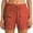 Orange, variant on Women’s Casual Straight Leg Shorts, Summer Utility Cargo Shorts with Drawstring Waist, Blue/Black/Grey/Orange/Green/Light Yellow, S,M,L,XL,XXL,XXXL