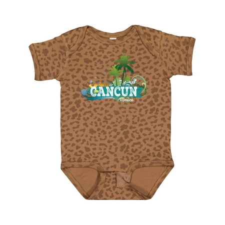 

Inktastic Cancun Mexico Tropical Vacation Beach Gift Baby Boy or Baby Girl Bodysuit