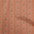 thumbnail image 1 of oneOone Cotton Flex Orange Fabric Floral Sewing Material Print Fabric By The Yard 40 Inch Wide, 1 of 5