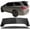 Carbon Fiber Print, variant on Ikon Motorsports Trunk Spoiler + Roof Spoiler Fits 2021-2026 Dodge Durango, Duckbill Style ABS Carbon Fiber Print, Middle Spoiler Lip Wing Rear Tail Lid Deflector