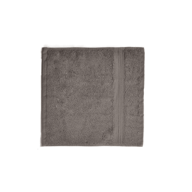 Toalla Facial Set 4 Pzs Gris 100% Algodón 34x34cm Dormireal Dormireal Toalla facial 4 piezas
