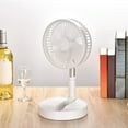 thumbnail image 6 of Savings up to 30% off Telescopic Folding Floor Household Electric Fan Portable High Wind Rechargeable Long Life Mini USB Desktop Fan, 6 of 6