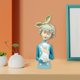 thumbnail image 5 of Busto de niña moderna, estatua artesanal de resina, figura decorativa para TV en el hogar. Azul, 5 of 9