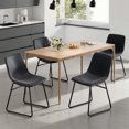 thumbnail image 3 of MAYEERTY Dark Blue Set of 4 Kitchen & Dining Room Chairs - Stylish Seating for Dining Spaces, 3 of 6