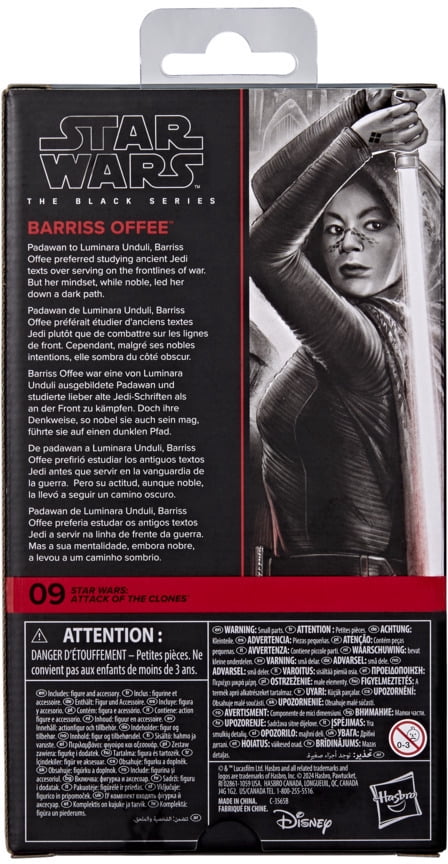 Star Wars: Attack of the Clones - Black Series - Barriss Offee Action Figure
