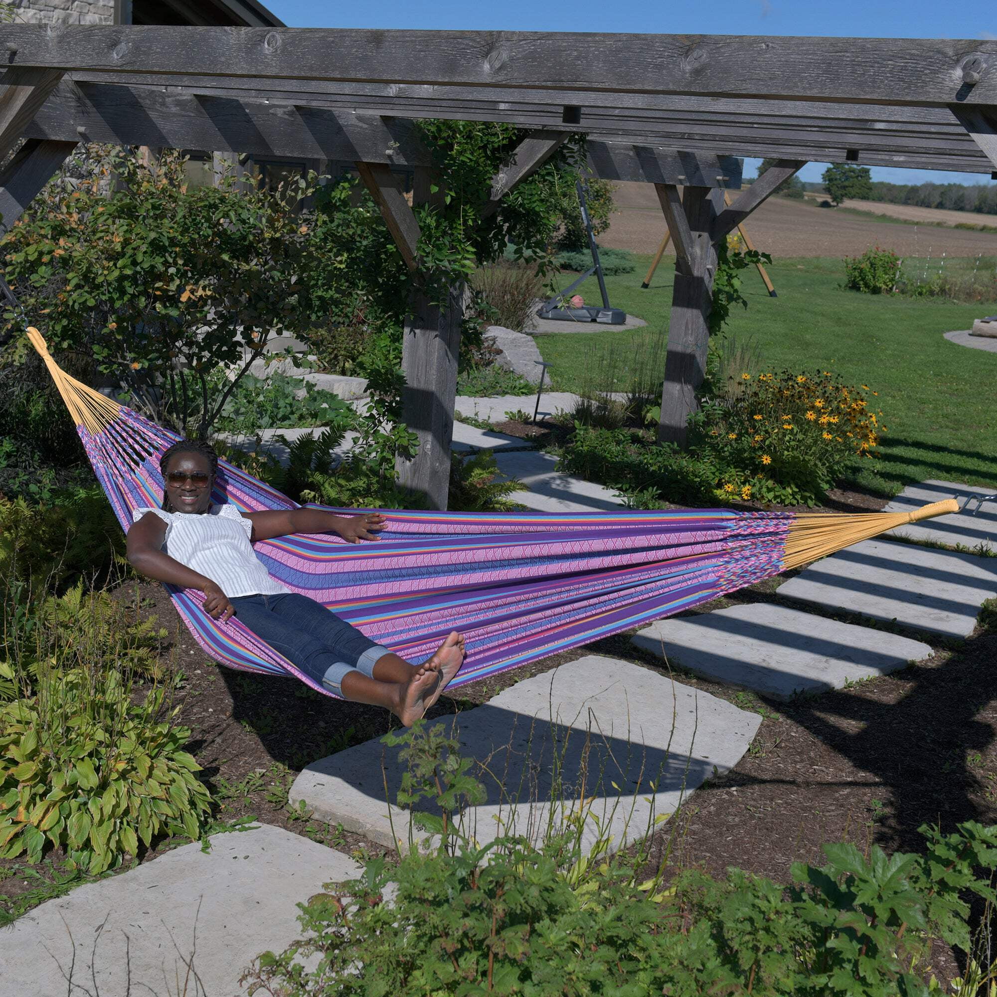 Vivere Latin Freestanding Hammock, Fiesta