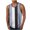🔥 Light Blue, variant on Compression Undershirts for Men and Sleeveless Crew Neck Summer Men's T-Shirts Striped Print Sports Loose Oversized Fitness Clothing Beach for Layering Under Shirts Brown XL