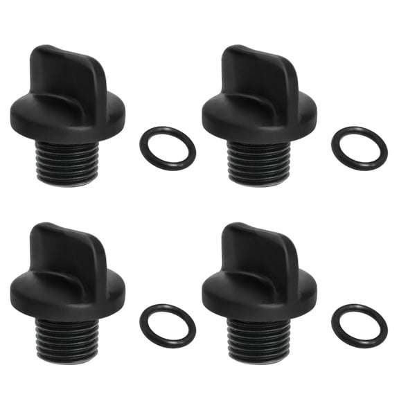 4Pcs Plastic Drain Plugs With O Rings Accessory for Pool Pump and Purification