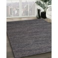 thumbnail image 3 of Ahgly Company Machine Washable Indoor Square Industrial Modern Charcoal Black Area Rugs, 4' Square, 3 of 7