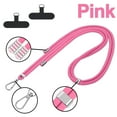 thumbnail image 5 of Cell Phone Lanyard, Universal 2× Phone Crossbody Lanyard for Women, 2× Wrist Phone Strap and 4× Upgraded Connectors Compatible with Most Phones (Black Pink), 5 of 6