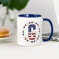 thumbnail image 4 of CafePress - Monogram G Patriotic 11 Oz Ceramic Mug - 11 oz Ceramic Mug - Novelty Coffee Tea Cup, 4 of 6