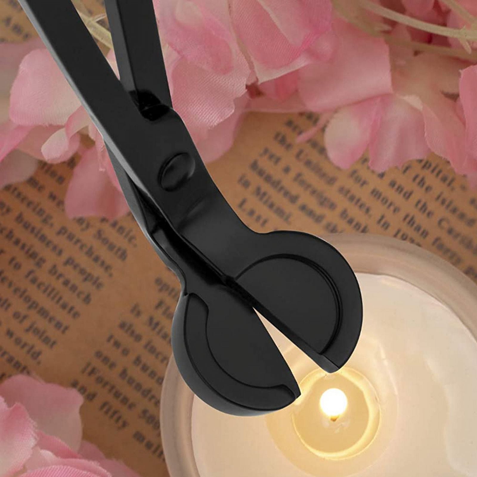  Oumefar Wick Clipper Candle Wick Trimmer Stainless Steel Wick  Shear Wick Scissor Candle Cutting Tool for Wedding Party Ceremony  Church(Black) Kitchen : Health & Household