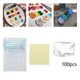 thumbnail image 4 of 100 piezas Display Cht Tips Display Sticks t Rectángulo Colcomx Exhibición del color del arte del clavo, 4 of 8