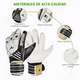 thumbnail image 4 of "Guantes Profesionales Con Varillas Para Portero De Fútbol Talla 7 blancos ", 4 of 5