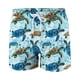 thumbnail image 5 of Kakii Men's Swim Trunks Hawaiian Bathing Mesh Lining Suit Swimsuits Beach Shorts with Pockets, 5 of 6