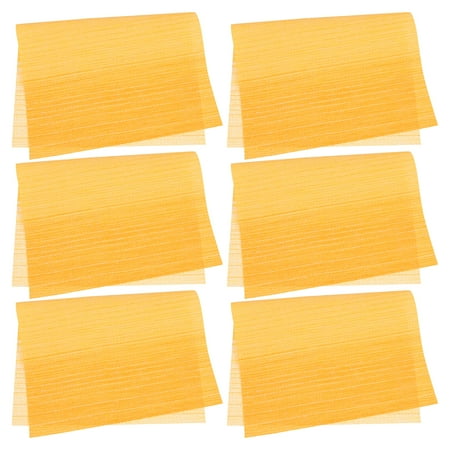 

FRCOLOR 6 Pcs Cutlery Counter Striped Placemats Place Mat Table Decor 45X30CM