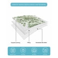 thumbnail image 5 of Quilts Twin Size Bedding Set, Sage Green Eucalyptus Leaves Lightweight Quilted Comforter, Spring Summer Botanical Floral Reversible Bedspread Coverlet with Pillow Covers for All Season, 68" x 86", 5 of 7