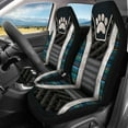 thumbnail image 4 of KUIFORTI Dog Paws Car Seat Cover 4 PCS ,Car Front Seats and Rear Bench Cove Universal Vehicle Seats Cushion Pad Mat Automotive Interior Protection Accessories, 4 of 7