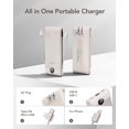 thumbnail image 2 of Cargador portátil VEGER de 10000 mAh con cables y enchufe integrados, 2 of 9