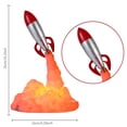 thumbnail image 4 of Amdohai 3D Printing Rocket Desk Lamp Bedside Table Lamp Warm LED Night Light USB Rechargeable Home Decoration Adult Kids Gift, 4 of 8