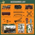 thumbnail image 3 of BUBUQE Train Set for Kids Remote Control Electric Toys Steam Locomotive,Passenger Carriage & Luxury Tracks, 3 of 9