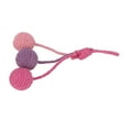 thumbnail image 3 of Bola de sisal colgante para gato, masticable, colorida, interactiva, de cuerda de sisal, juguete para mascotas de interior, color rosa, morado, 3 of 14