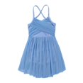 thumbnail image 4 of Uuszgmr Kids Girls Lyrical Dance Dress Glittery Mesh Camisole Tutu Dress Contemporary Dance Wear,Size:16-, 4 of 7