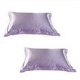 thumbnail image 1 of Clearance! Solid Color Faux Silk Pillowcase Silk No Zipper Envelope Pillow Pillow Cover, 1 of 7