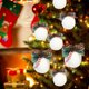 thumbnail image 5 of Adornos de Navidad de Plástico Ganfancp Flocking 6Cm 6Pc Bola de Navidad*6, 5 of 5